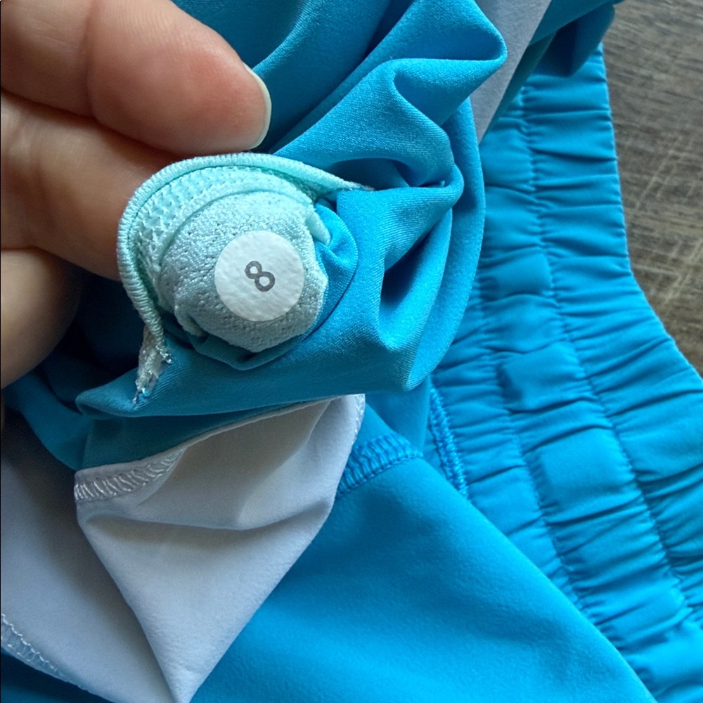 Lululemon Blue and White Track Pants 8 - Picture 6 of 9